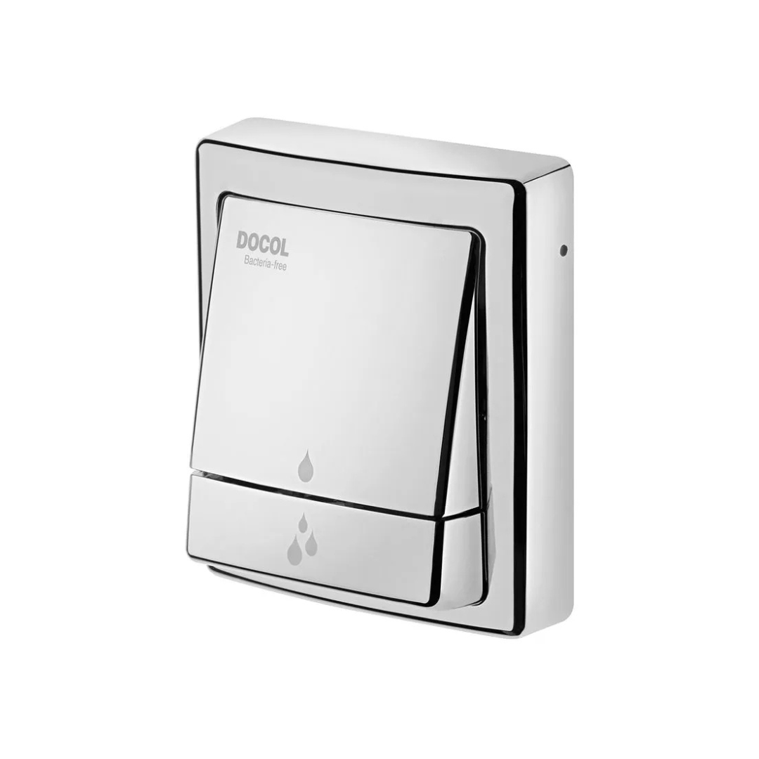 Acabamento para válvula de descarga Salvágua Square com tecnologia Bacteria-Free.